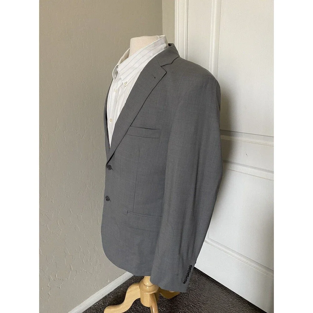 Jos A Bank Signature Collection Tailored Fit Sports Coat Gray Chelsea 42 Regular